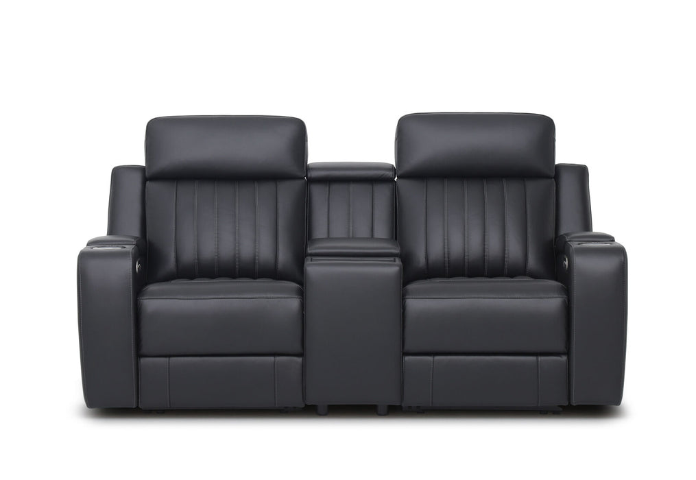 Julius 2-Seater Leather Power Reclining Loveseat