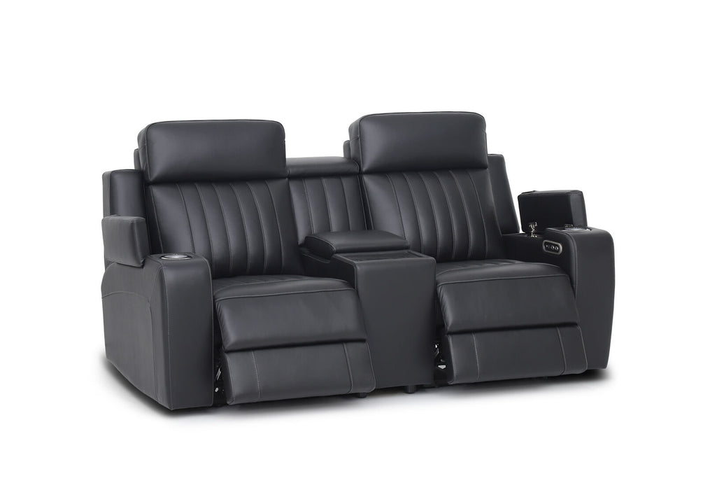Julius 2-Seater Leather Power Reclining Loveseat