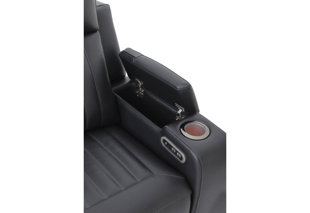 Julius 2-Seater Leather Power Reclining Loveseat