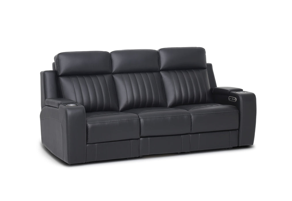 Julius 3-Seater Leather Power Reclining Sofa
