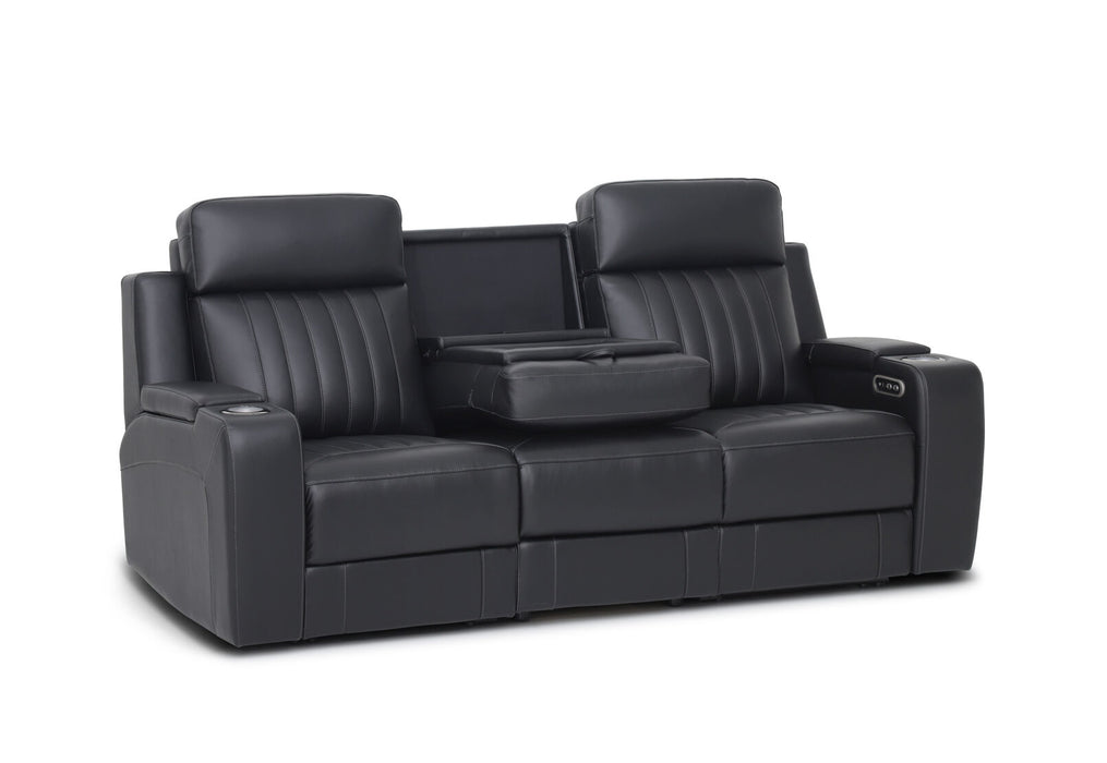 Julius 3-Seater Leather Power Reclining Sofa