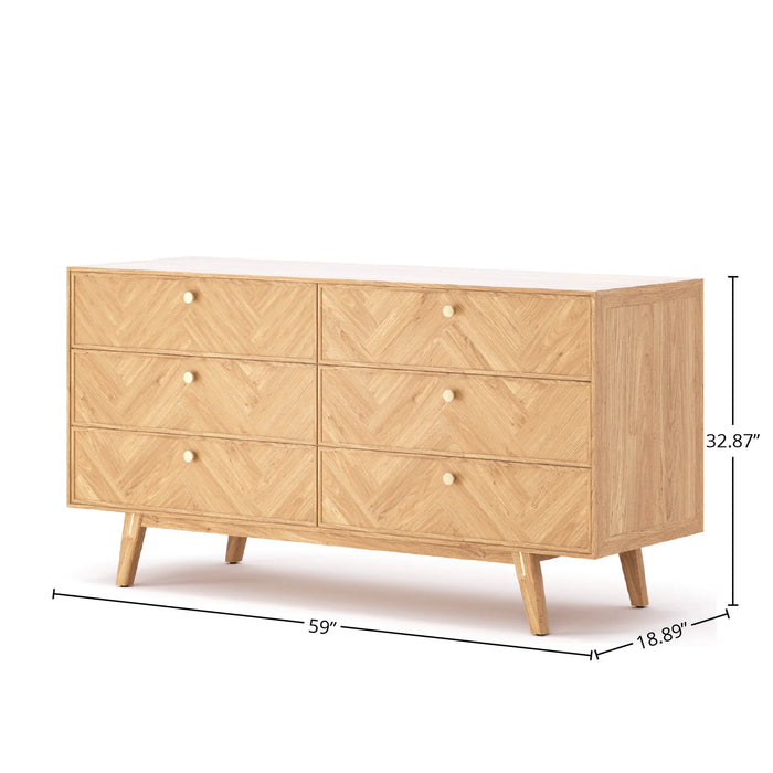 Terra 6 Drawer Dresser