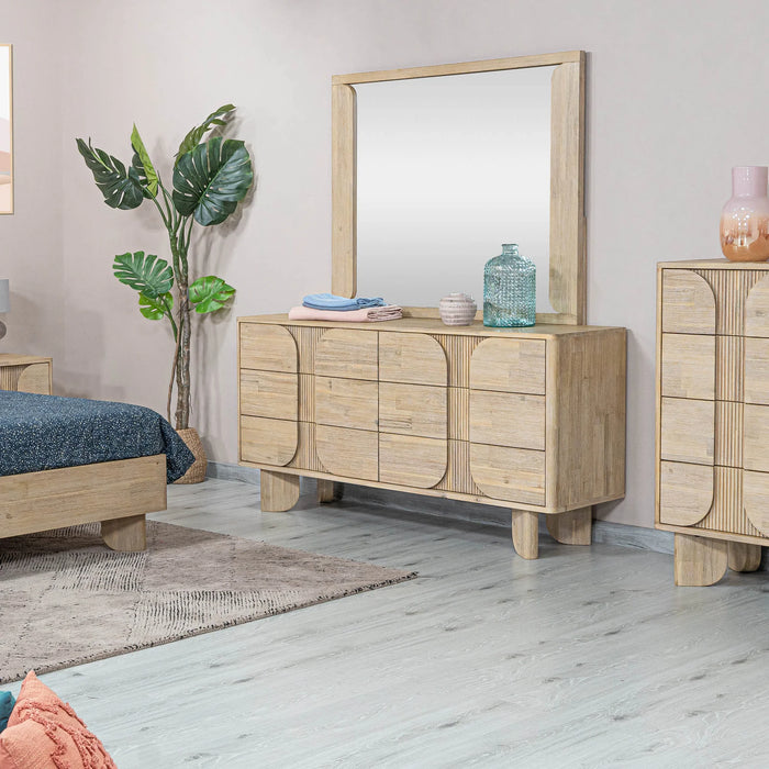 Sage 6 Drawer Dresser