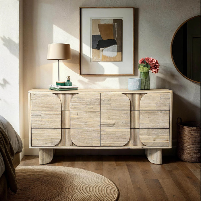 Sage 6 Drawer Dresser