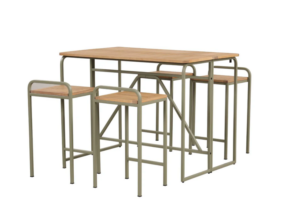 Taryanna Outdoor Dining Set Olive