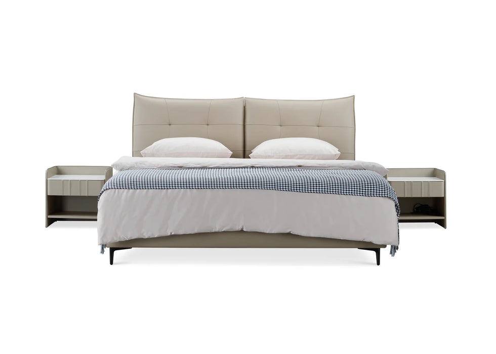 Spencer Queen Bed Beige