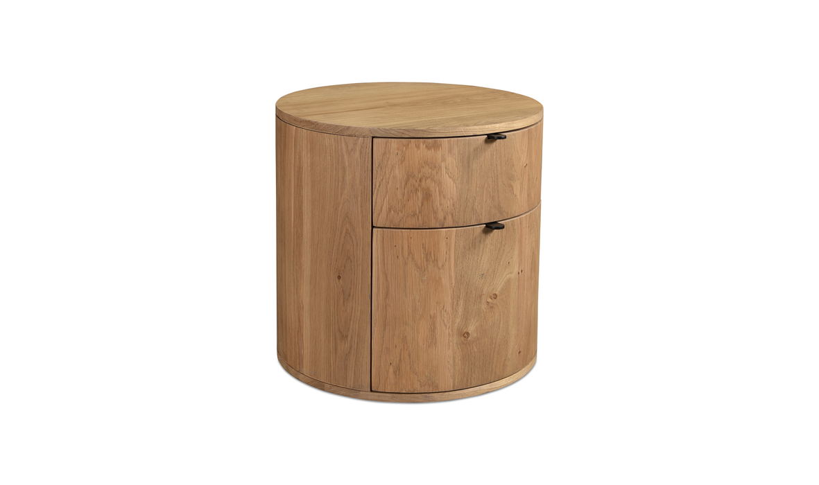 Theo Two Drawer Nightstand