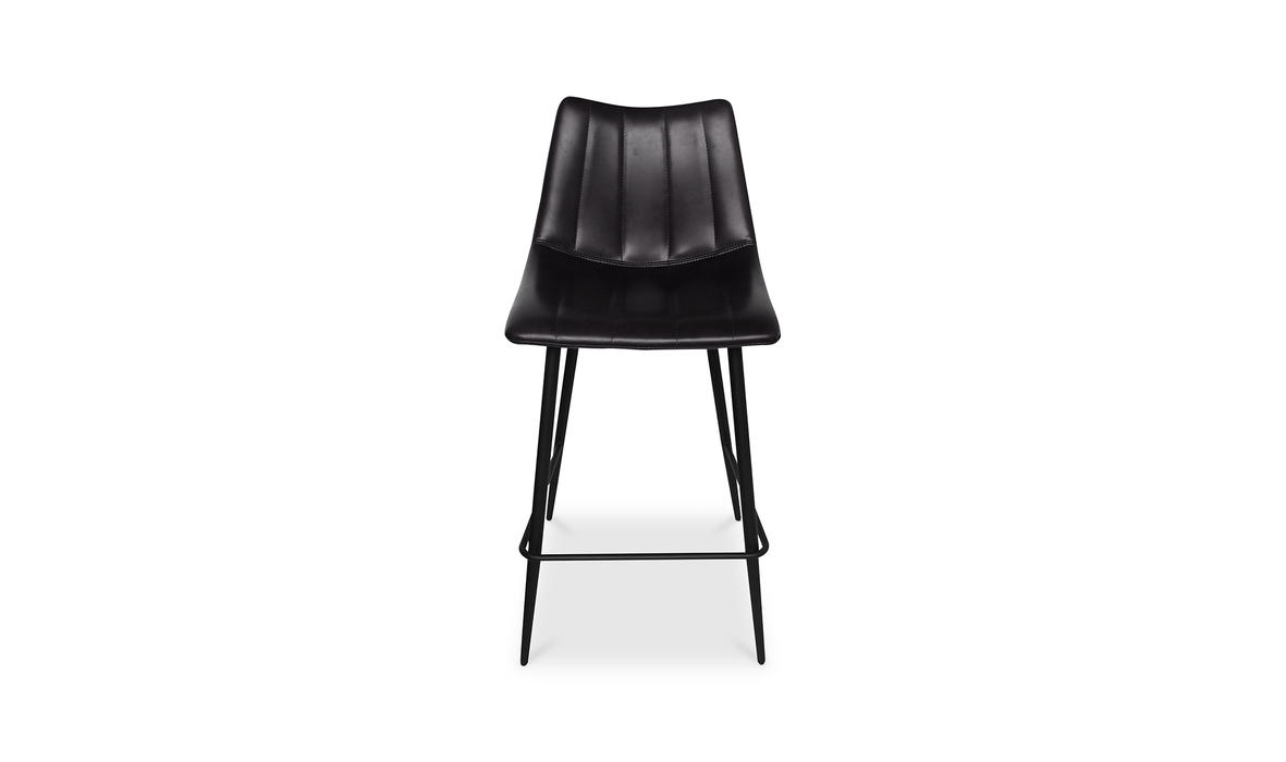 Alibi Counter Stool Matte Black - Set Of Two