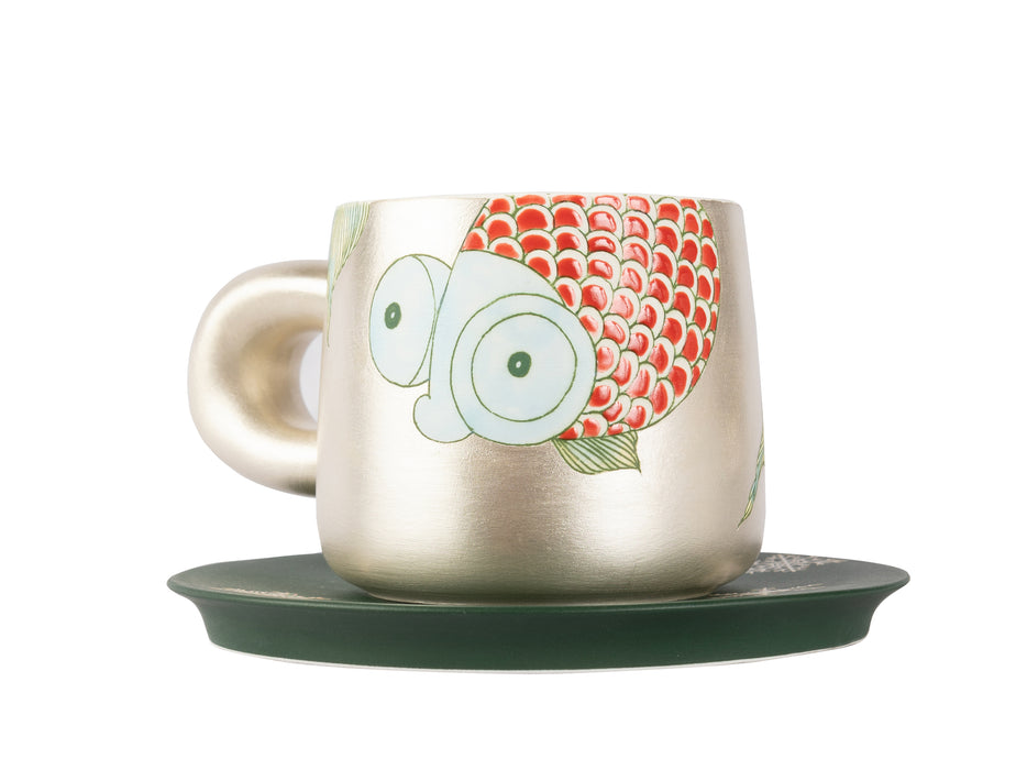 16 KAI Fishsilver Mug-310ml
