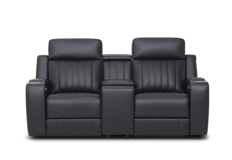 Julius 2-Seater Leather Power Reclining Loveseat-zoom-