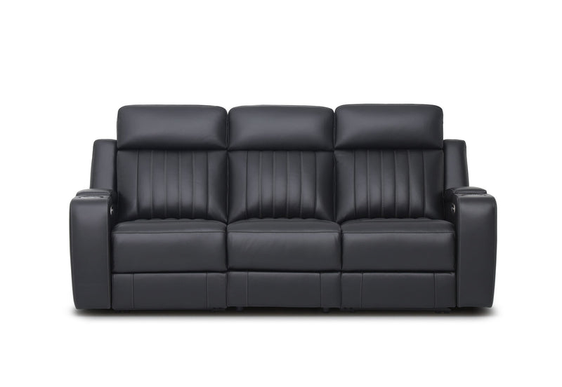 Julius 3-Seater Leather Power Reclining Sofa-zoom-