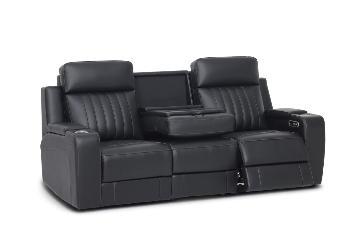 Julius 3-Seater Leather Power Reclining Sofa-5