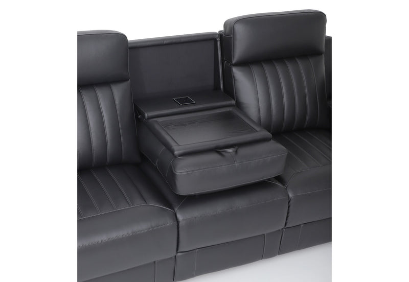 Julius 3-Seater Leather Power Reclining Sofa-zoom-