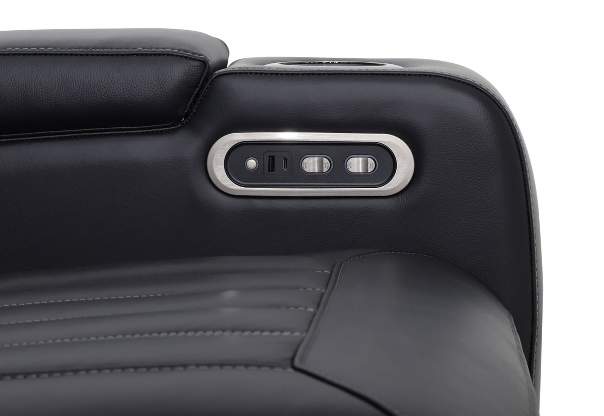 Julius 3-Seater Leather Power Reclining Sofa-7