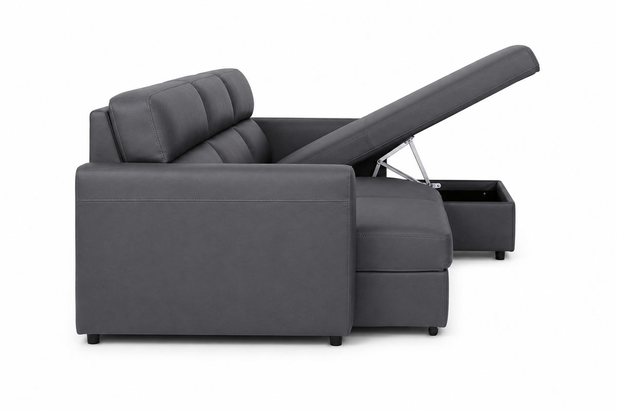 Tan Power Sliding Sectional-zoom-2