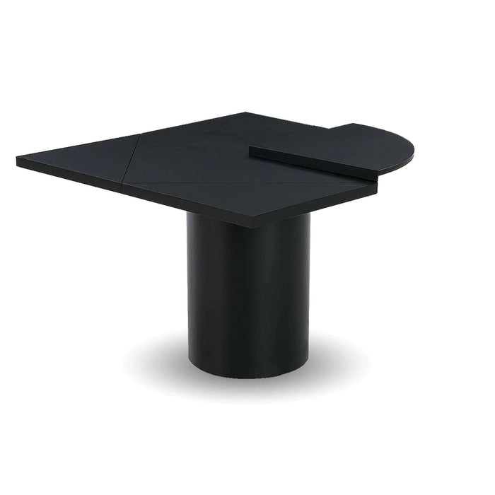 Square-Up Extension Dining Table - Black