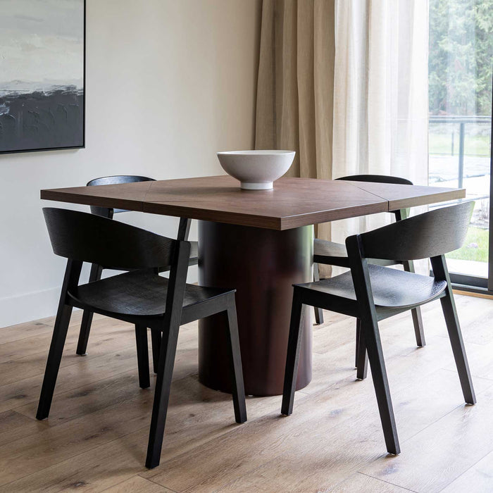 Square-Up Extension Dining Table - Black