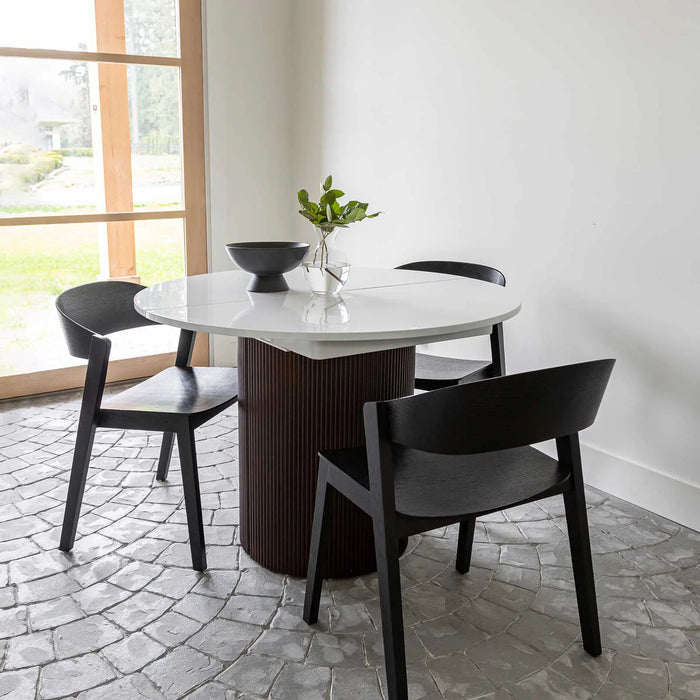 Oval Nest Dining Table - Brown Base