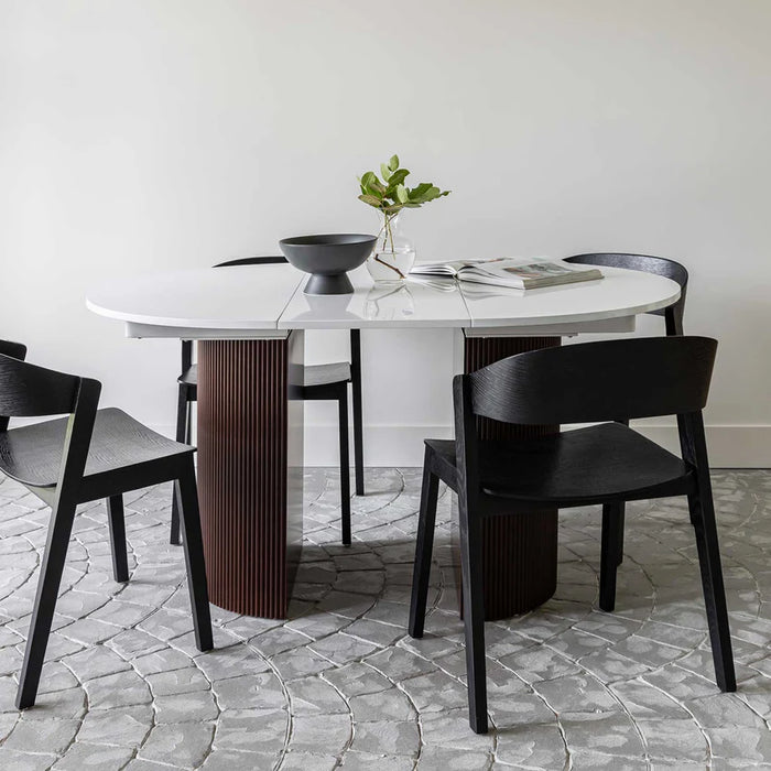 Oval Nest Dining Table - Brown Base