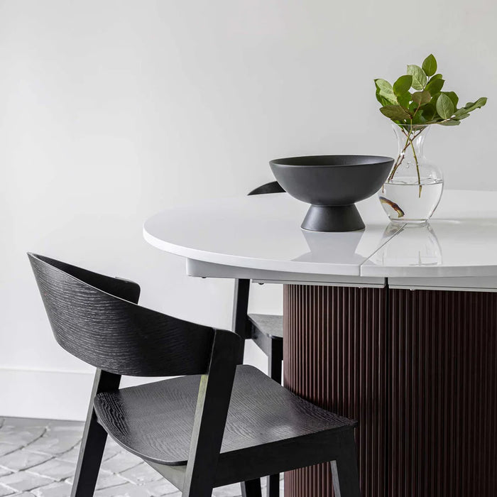 Oval Nest Dining Table - Brown Base