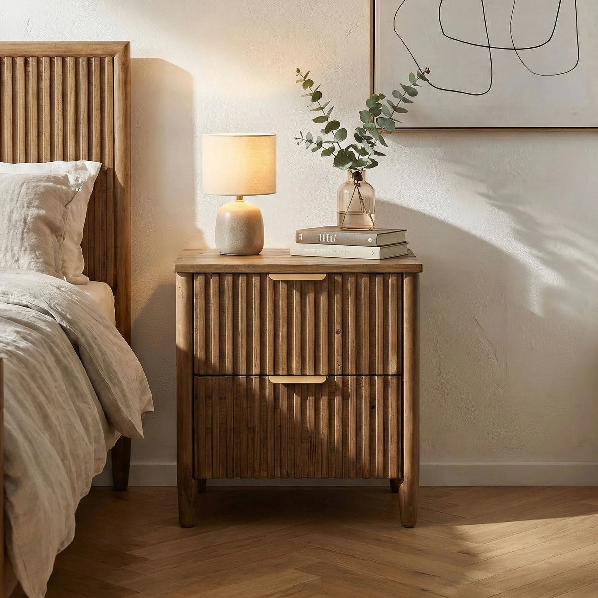 Rowen 2 Drawer Nightstand-zoom-2