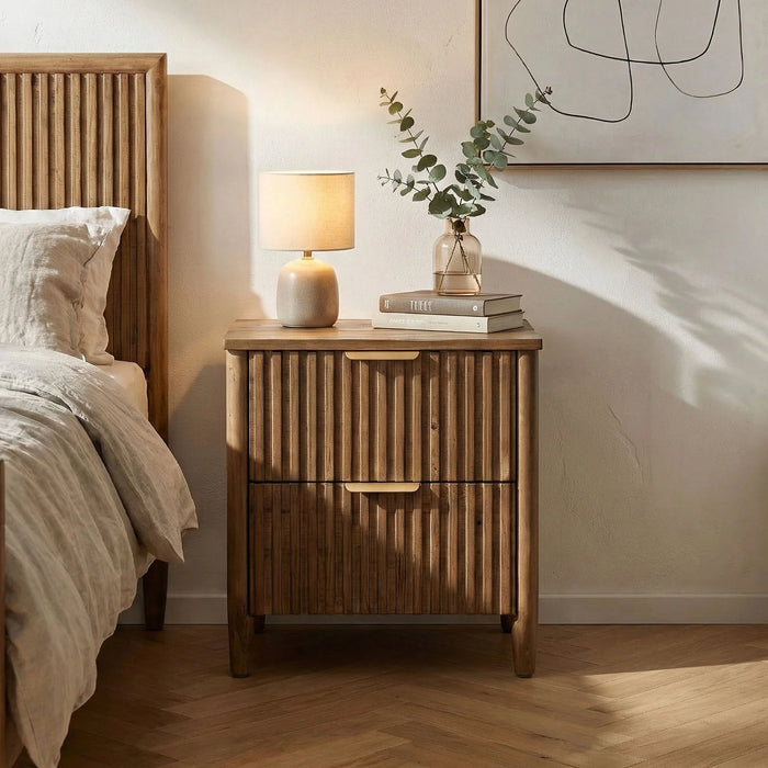 Rowen 2 Drawer Nightstand