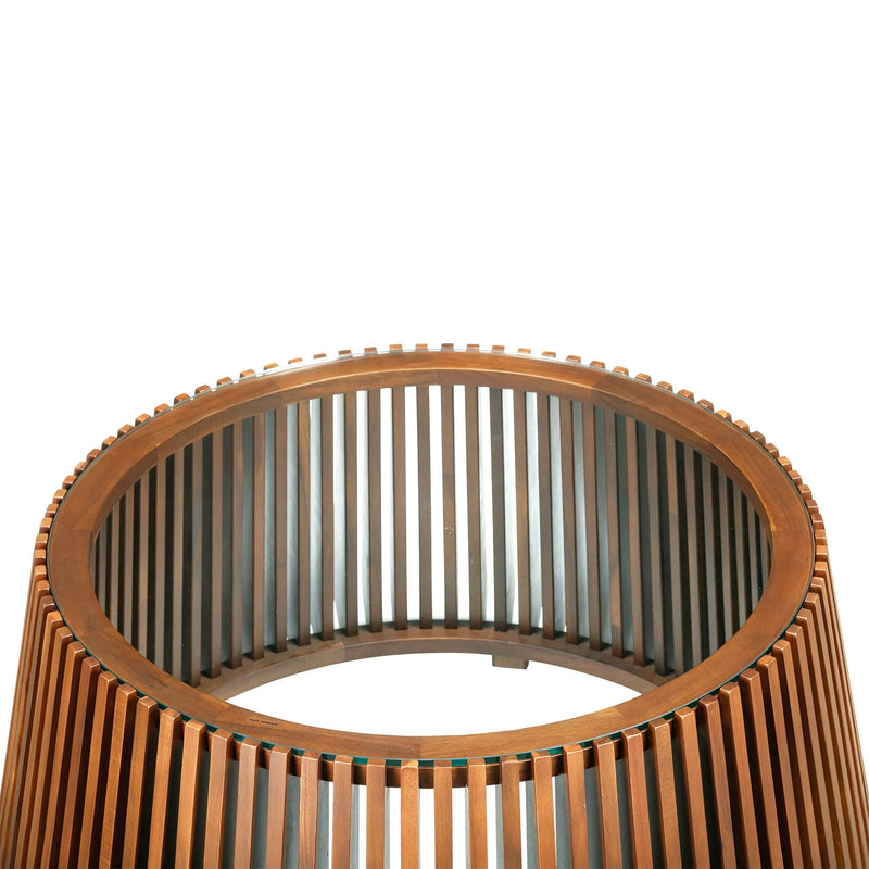 Sora Coffee Table - Brown-zoom-
