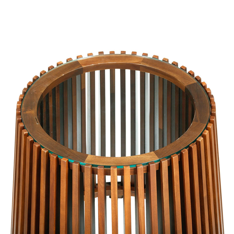 Sora Side Table -  Brown-zoom-