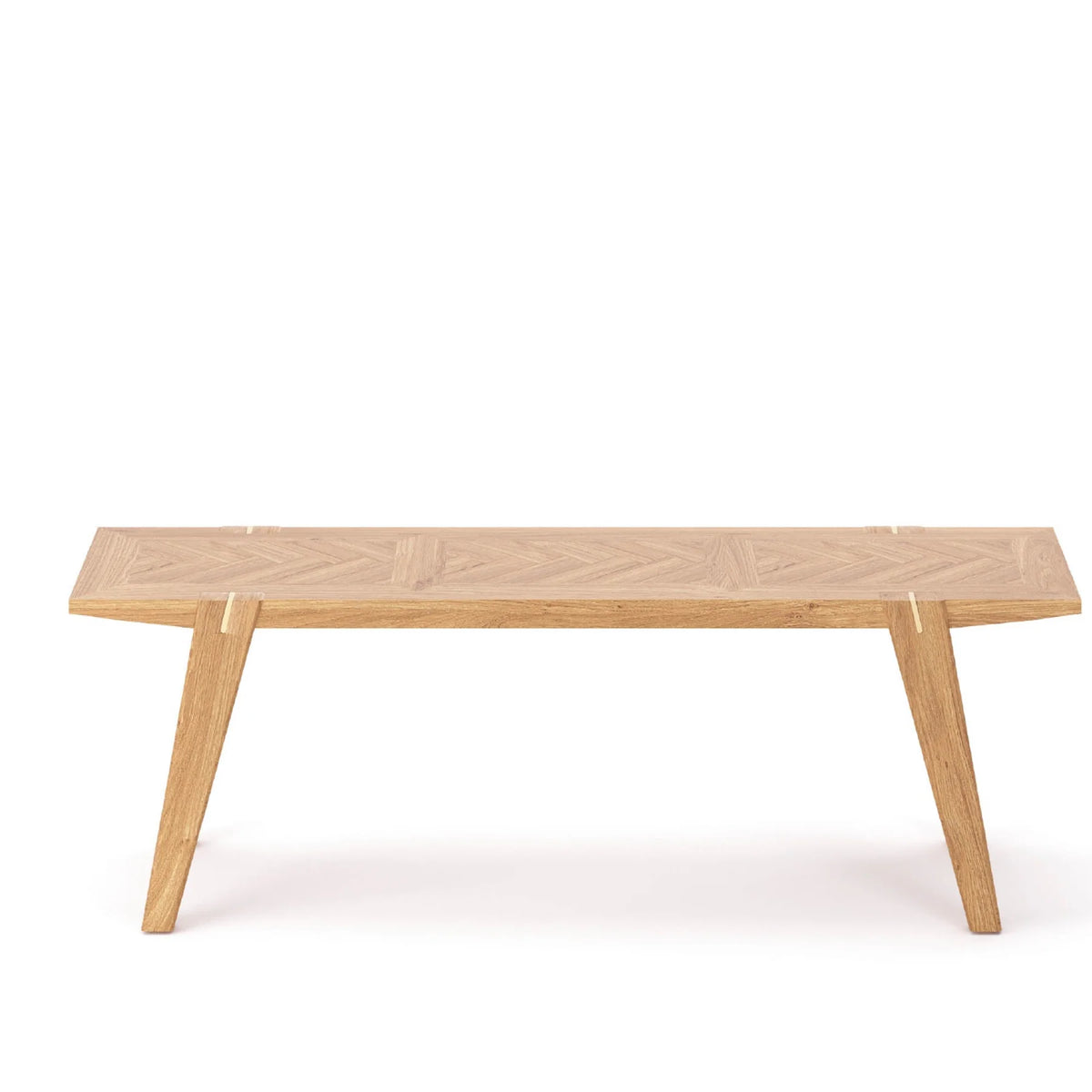 Terra Large Dining Bench W/ Brass