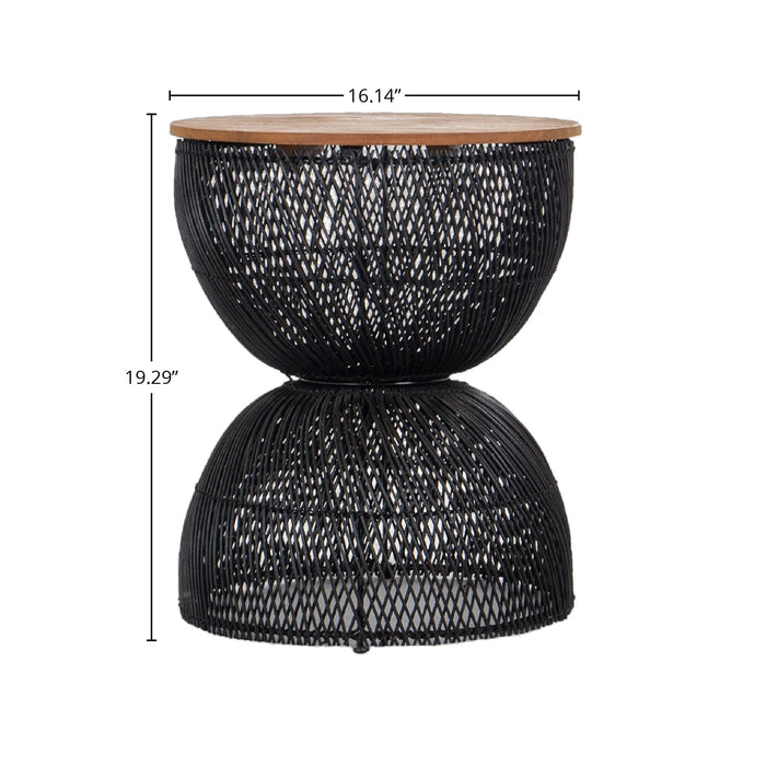 Java Side Table - Black