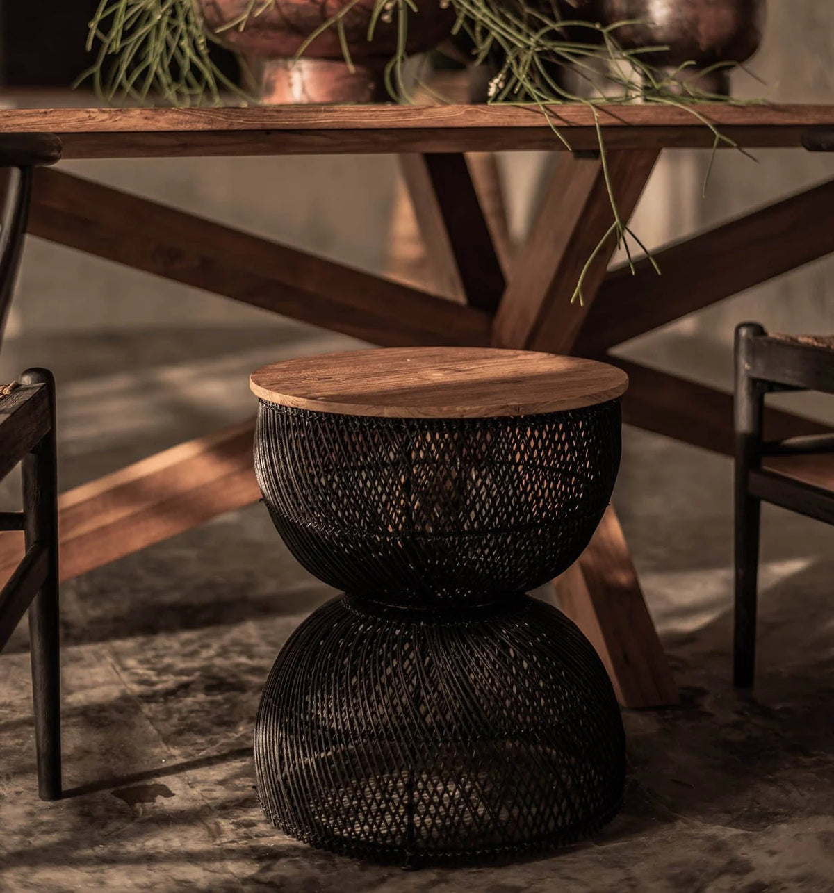 Java Side Table - Black-zoom-3