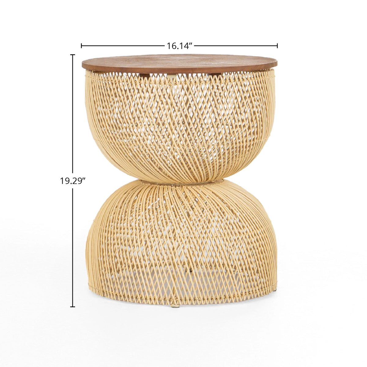Java Side Table - Beige-8