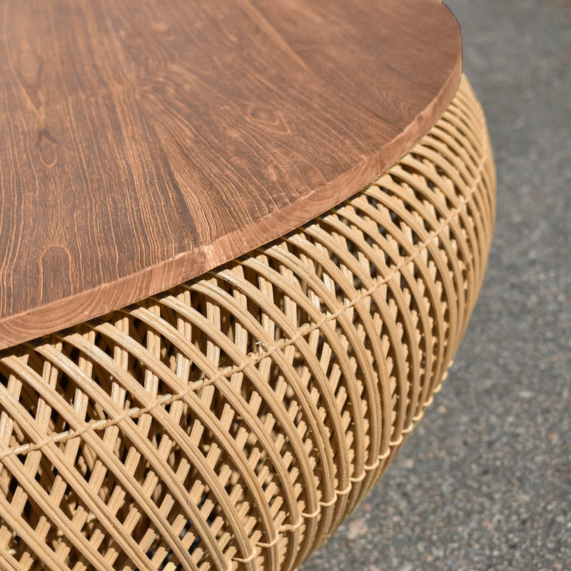 Java Side Table - Beige-zoom-