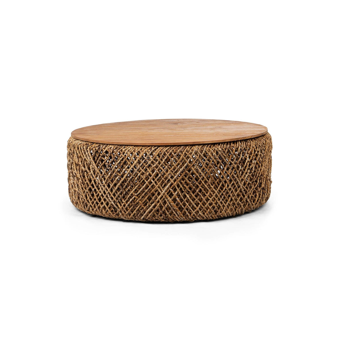 Rattan Storage Coffee Table-1