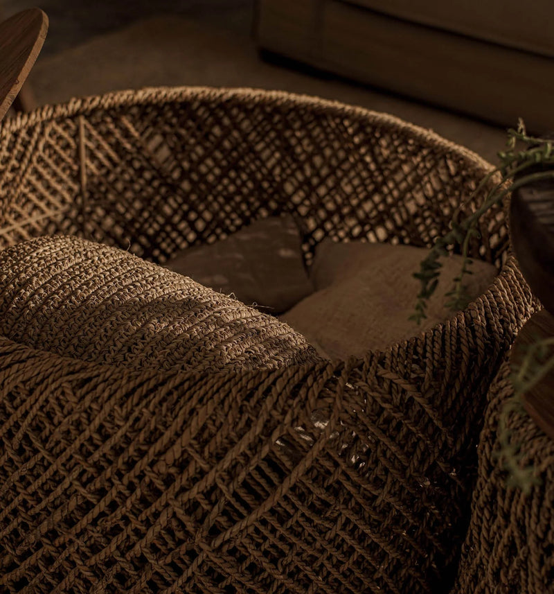 Rattan Storage Coffee Table-zoom-