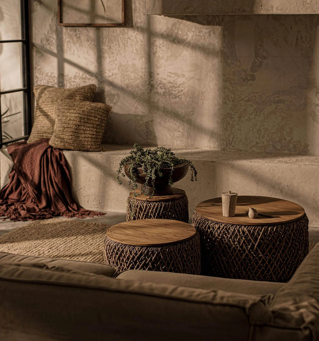 Rattan Storage Coffee Table