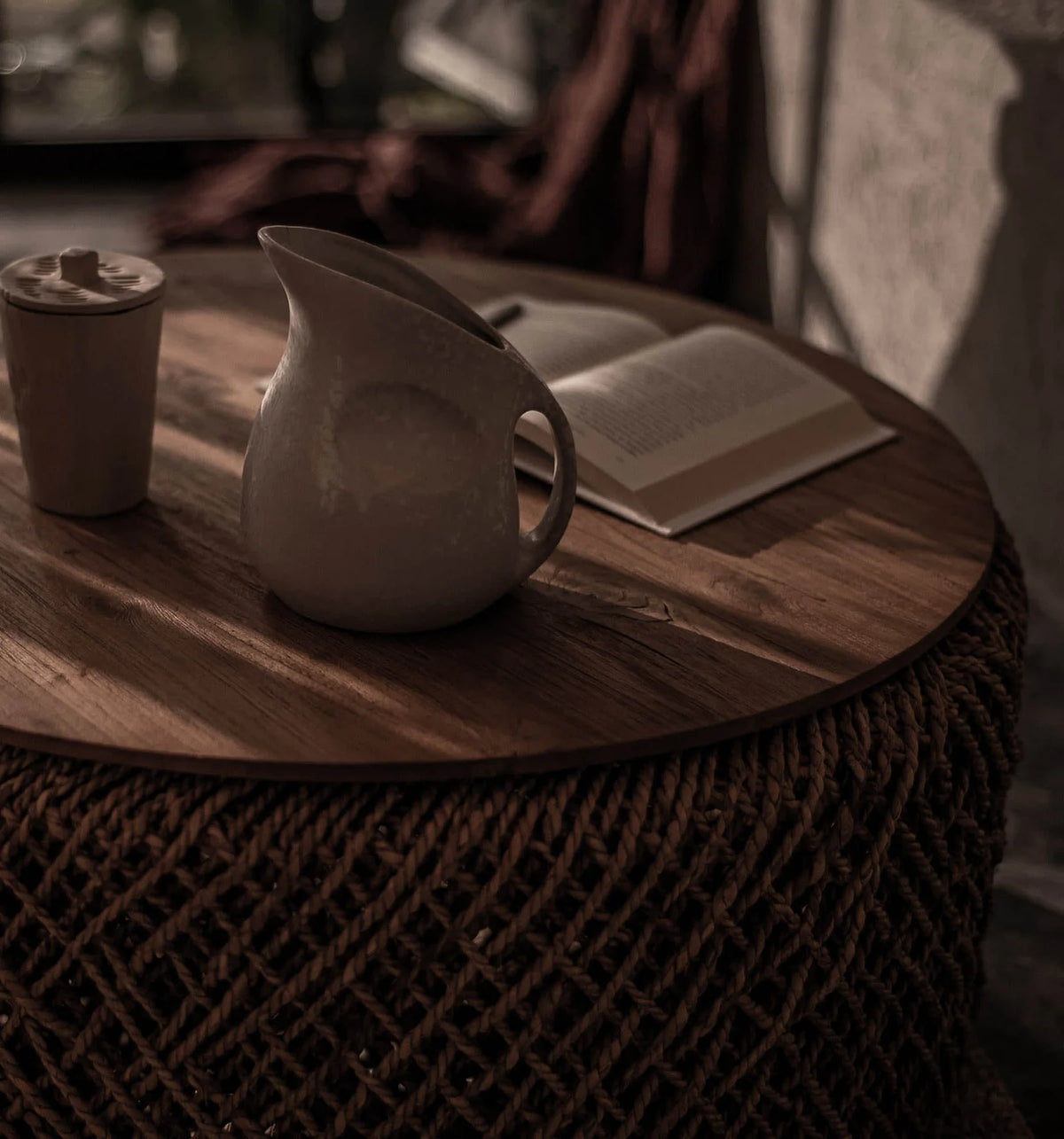 Rattan Storage Coffee Table-zoom-7
