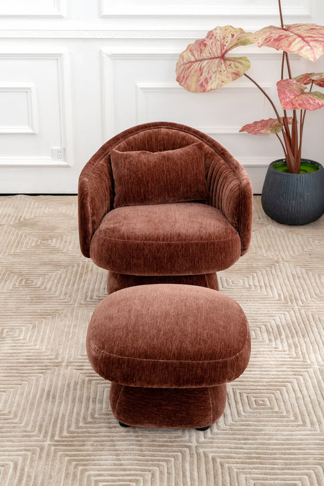 Belina Accent Chair & Stool