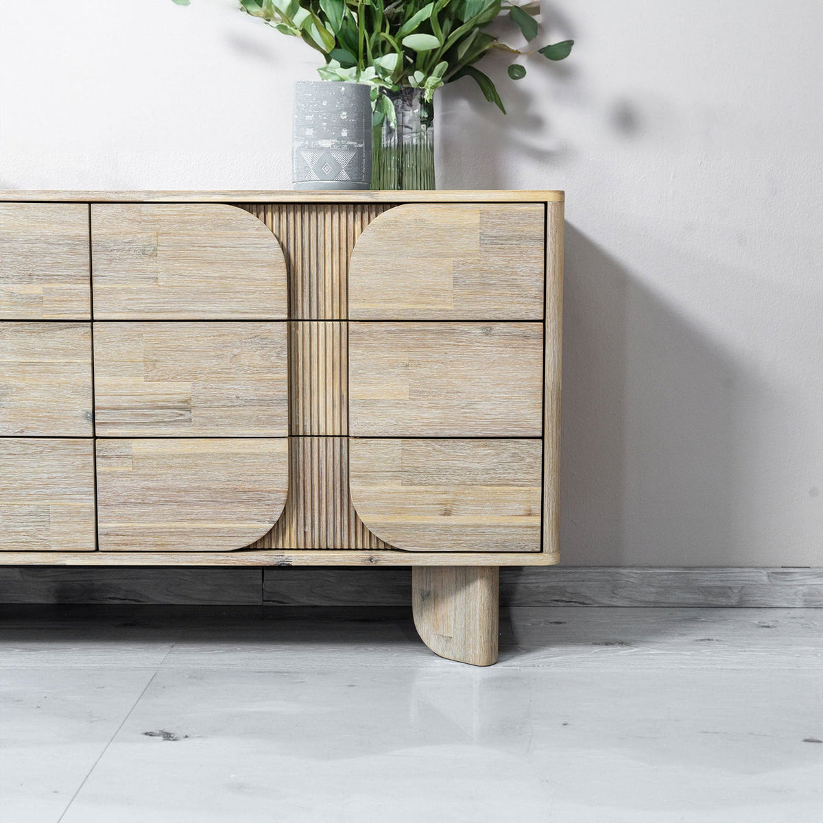 Sage 6 Drawer Dresser-14
