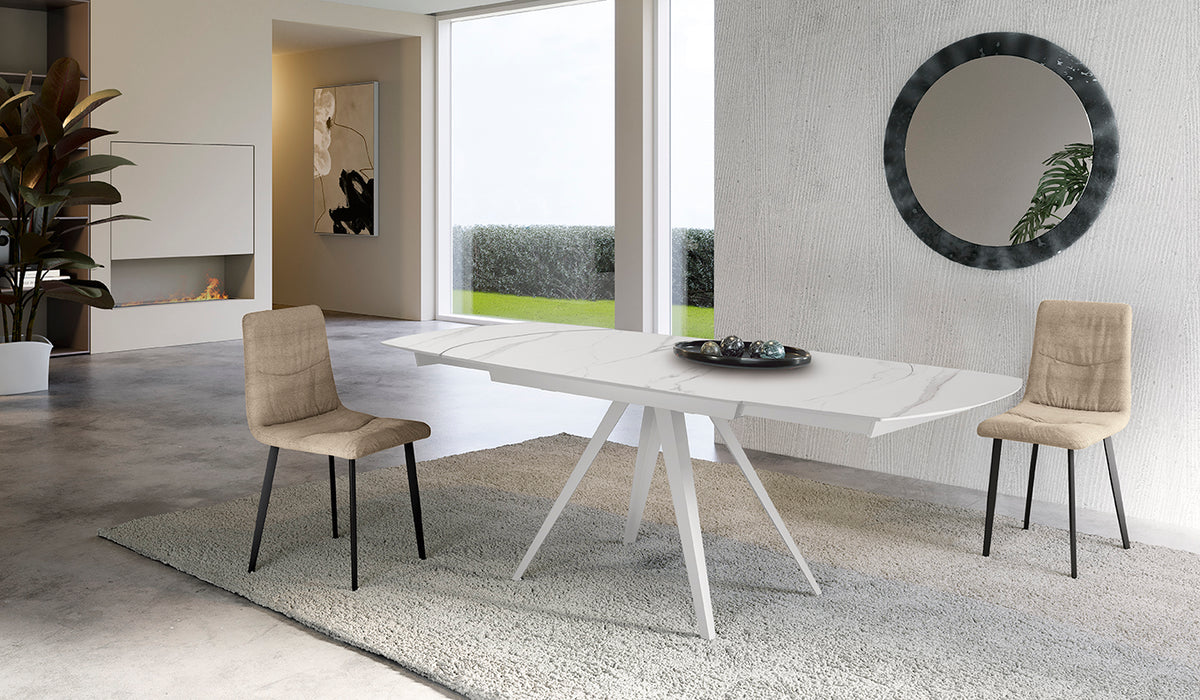 Luna Rotating Extendable Dining Table