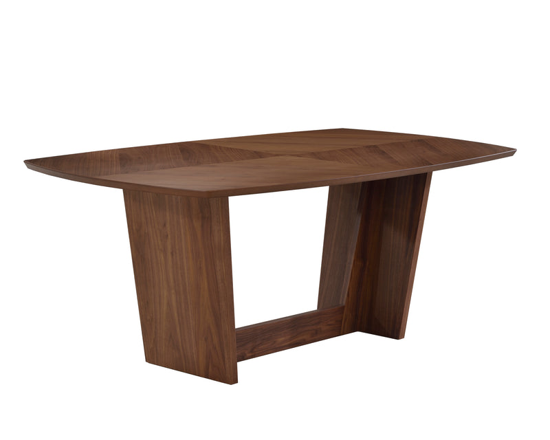 Arc Dining Table Walnut-zoom-