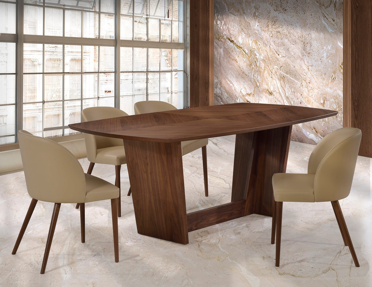 Arc Dining Table Walnut-zoom-5