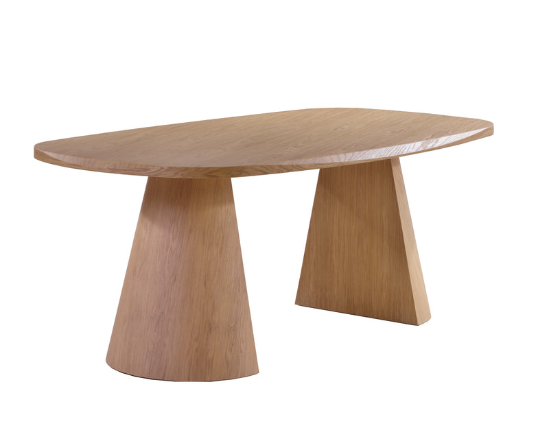 Lacforme Dining Table Oak-zoom-