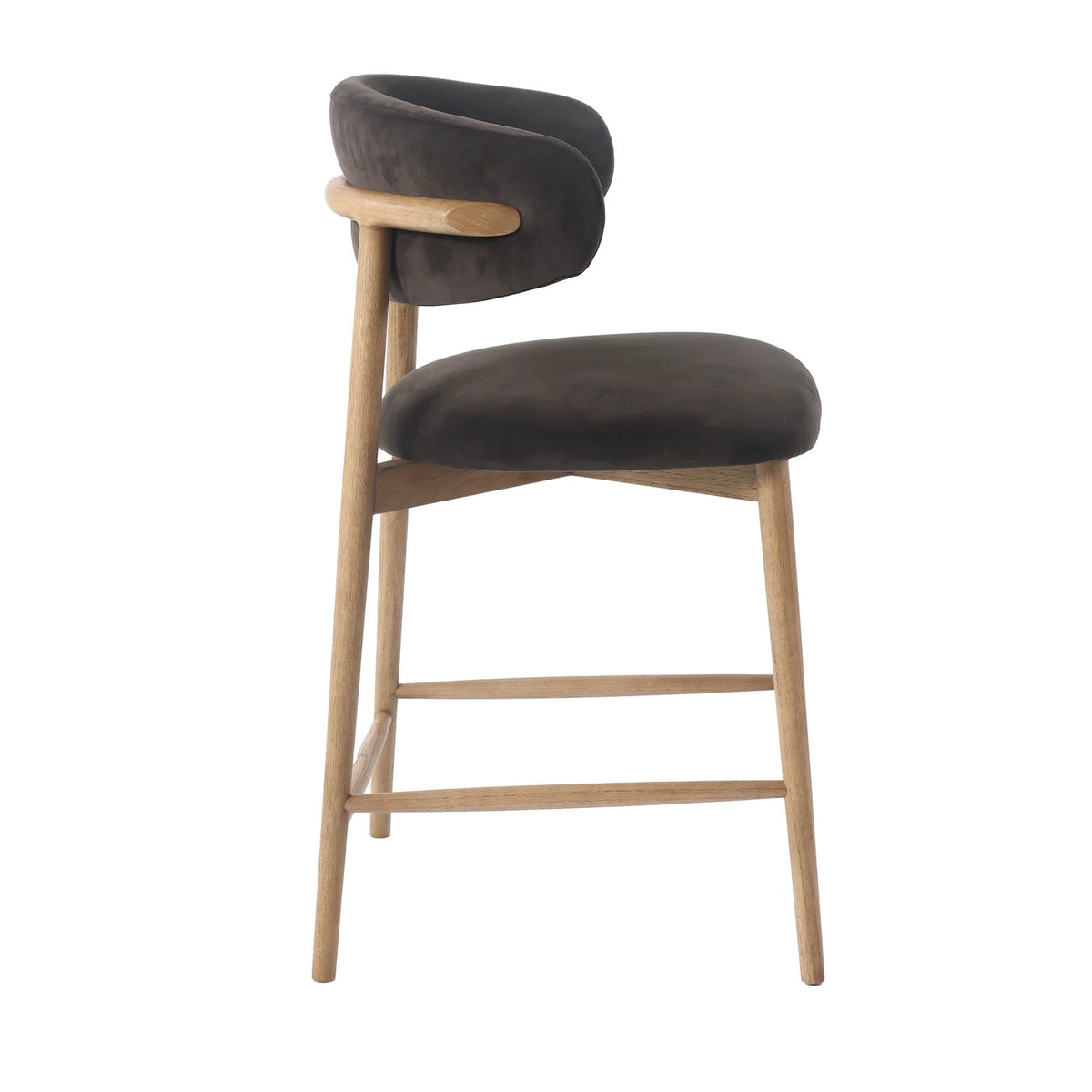 Tate Counter Stool - Black-zoom-4