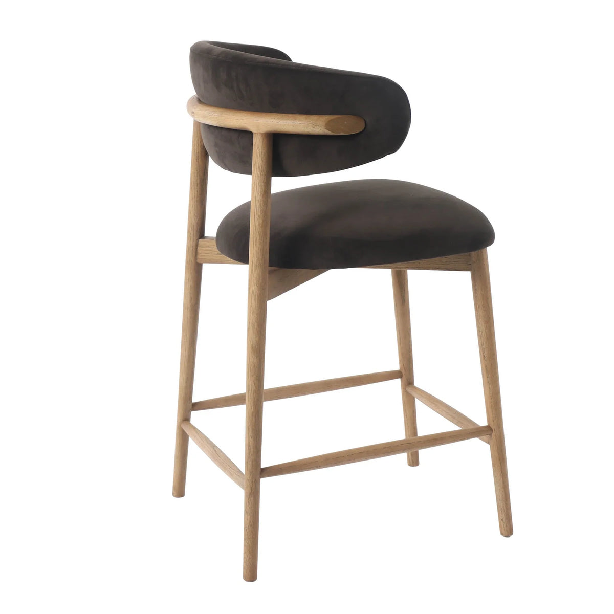 Tate Counter Stool - Black-zoom-5