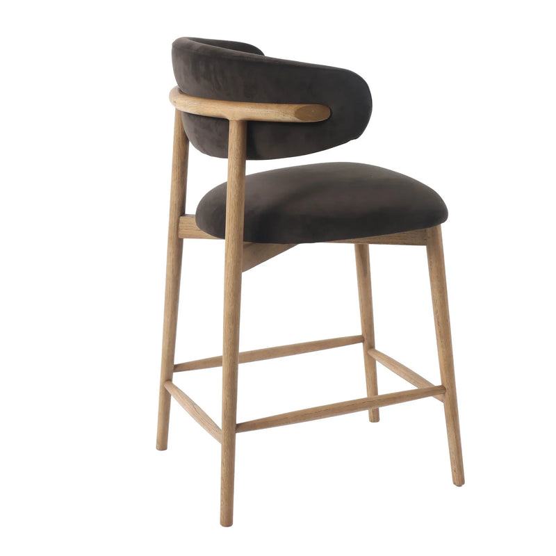 Tate Counter Stool - Black-zoom-