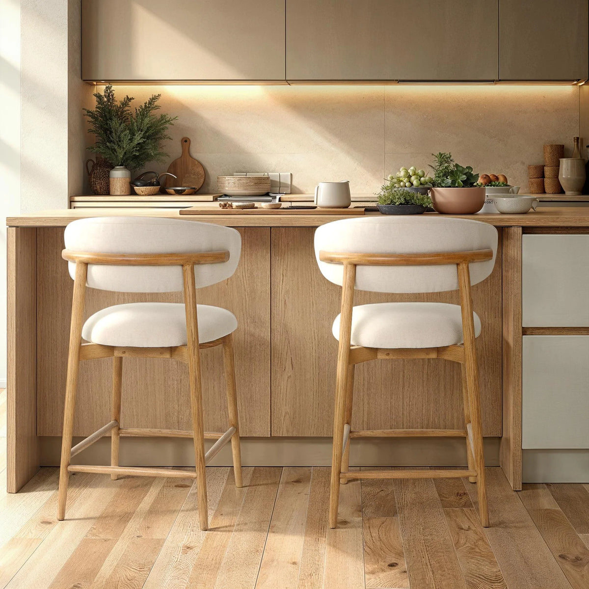 Tate Counter Stool - White-2