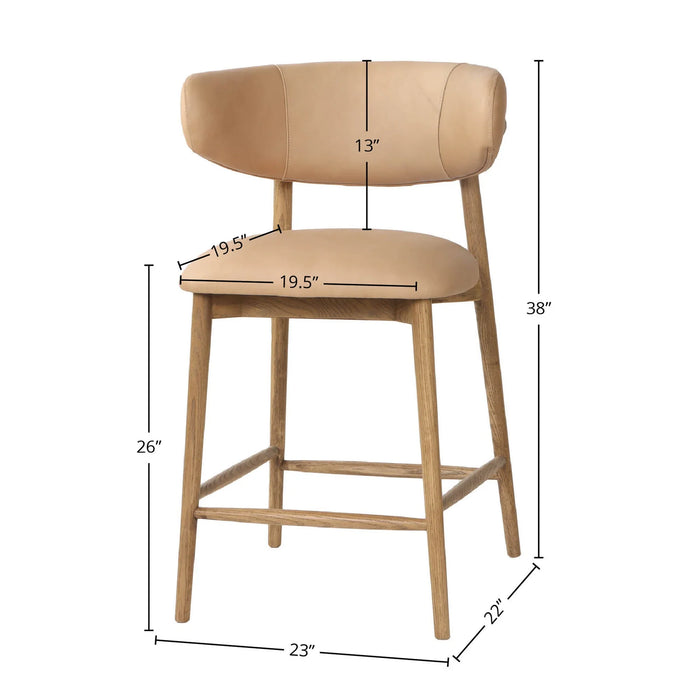 Tate Counter Stool - Beige