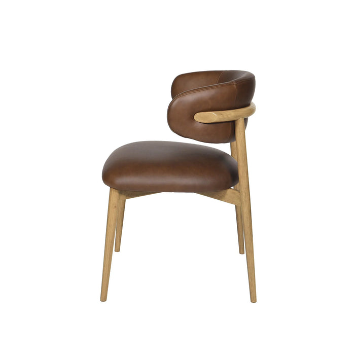 Tate Dining Chair - Dark Brown