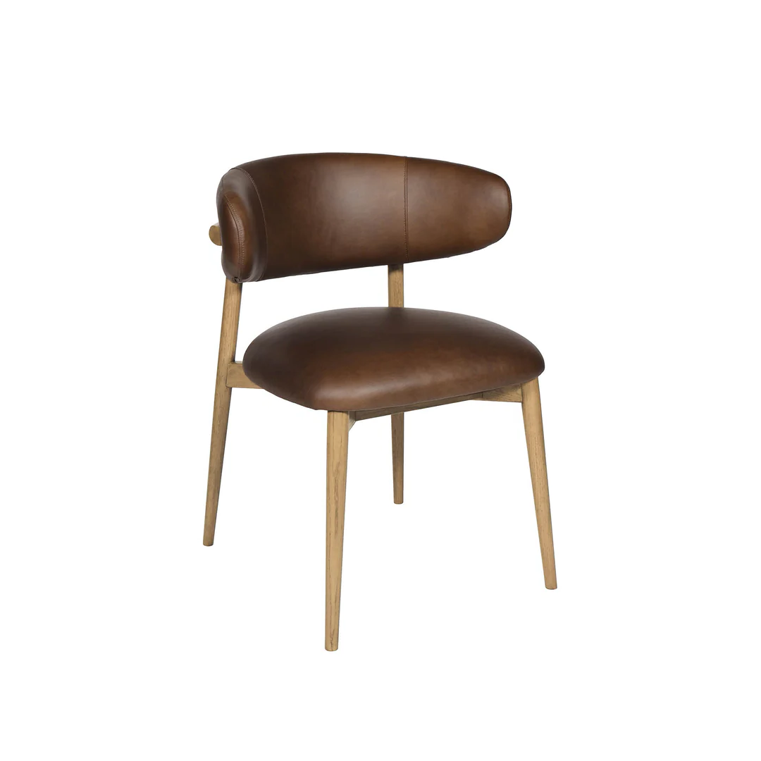 Tate Dining Chair - Dark Brown